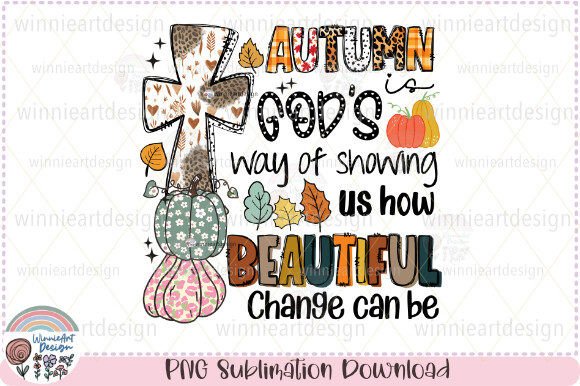 Autumn Christian Fall Cross Flower Boho – T-Shirt Graphics for Seasonal Digital Sellers