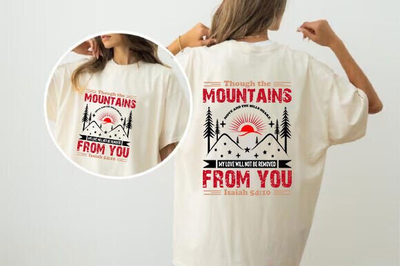 Christian Bible Verse PNG & Jesus SVG Graphics for T-Shirt Designs