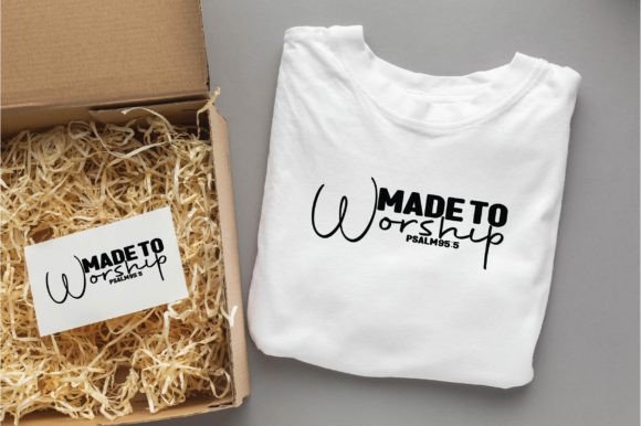 Christian Graphic Design for T-Shirt Crafts: Made to Warship Review