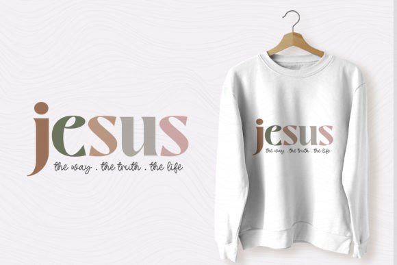 Christian Quote SVG: The Way the Truth for T-Shirt Designs & Graphics