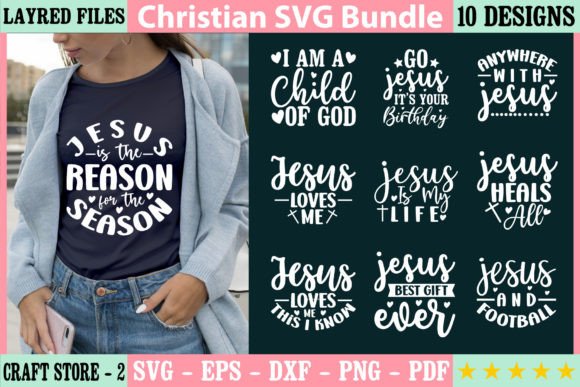 Christian SVG Bundle 6 – Graphics for Freebies & Digital Sellers