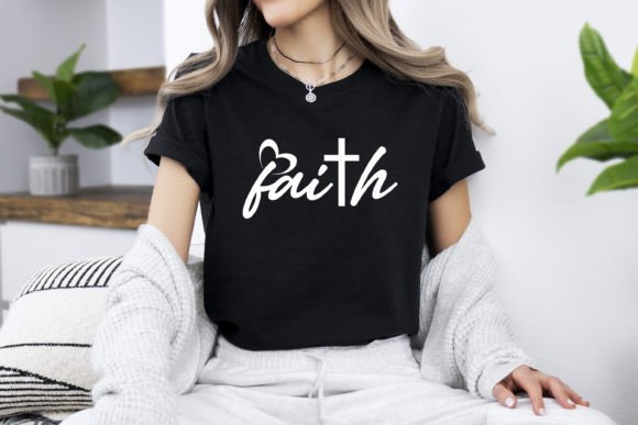 Faith Christian T-Shirt Design – A Thoughtful Graphic for Values-Driven Branding