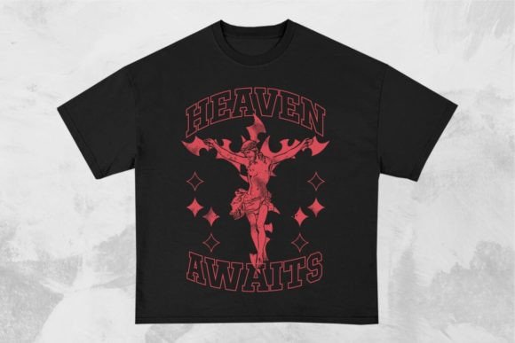 Heaven Awaits Christian T-shirt Design: A Visual Publisher’s Review for Content Creators