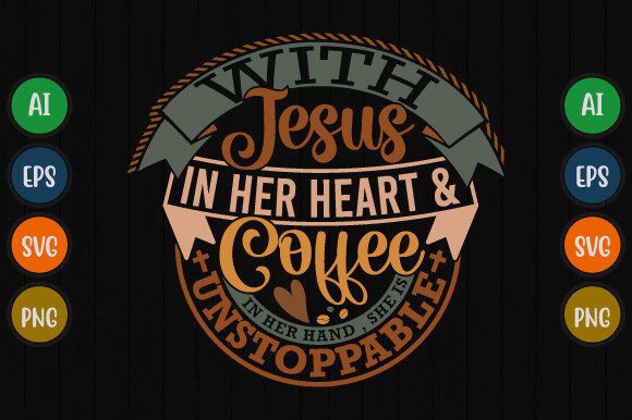 With Jesus in Her Heart and Coffee Tees: A Designer’s Take on Vintage-Inspired T-Shirt Graphics